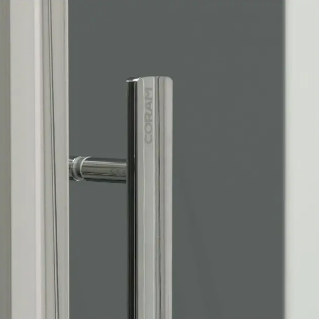 Impey Coram Premier 8 8mm Plain Glass 1400mm Wide Sliding Shower Door Chrome (P8SL14CUC)