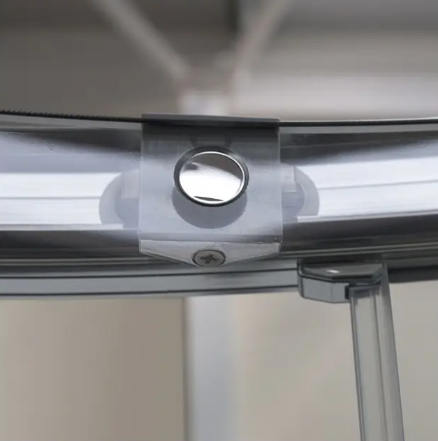 Impey Coram Premier 8 8mm Plain Glass 1200mm Wide Sliding Shower Door Chrome  (P8SL12CUC)