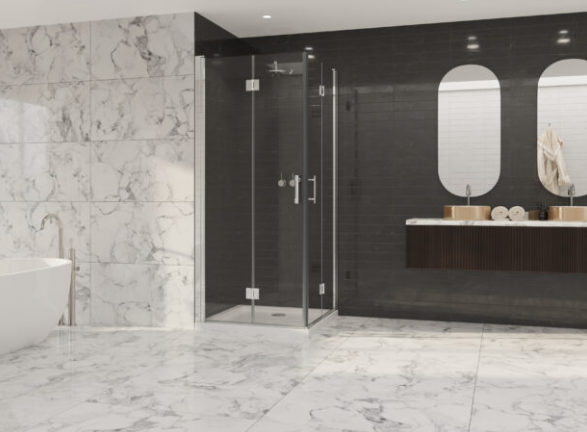 Impey Coram Premier 8 Corner Entry Bi Fold Coving Profile Chrome (P8CBICEPC)