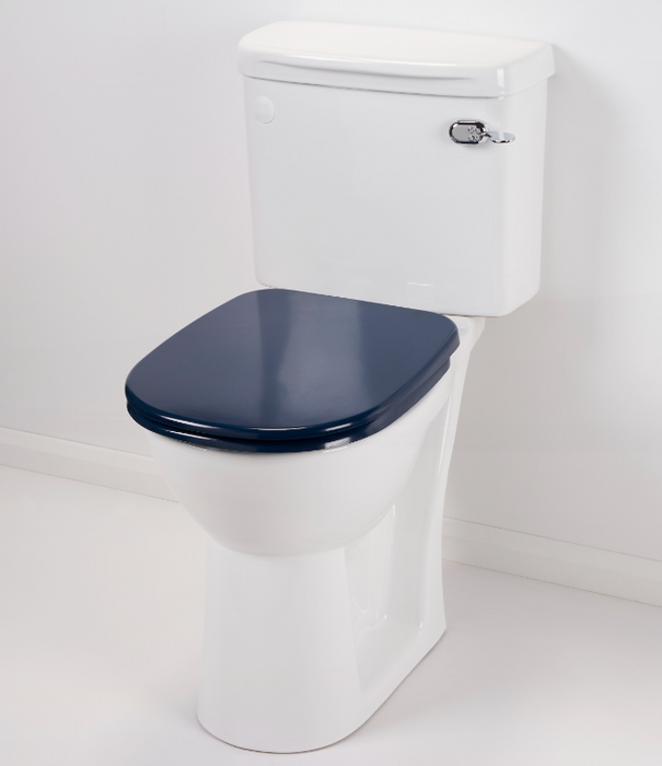 AKW Ergonomic Toilet Seat With Lid Dark Blue (23124DB)