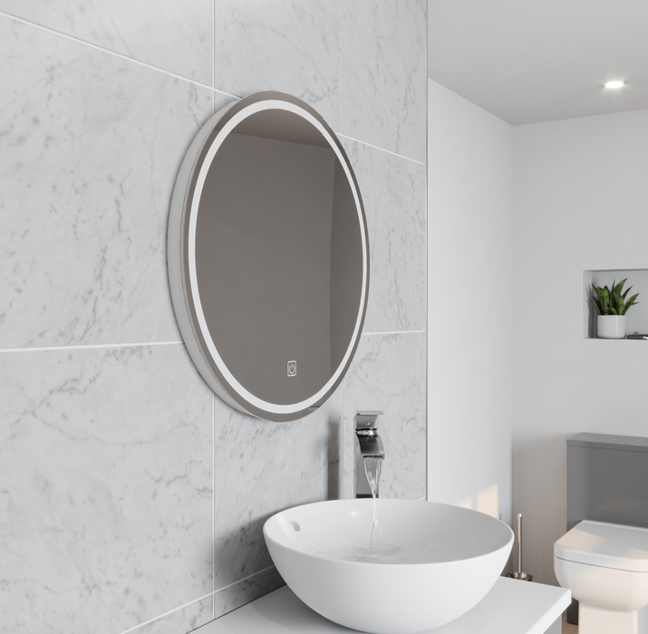 Kartell K-VIT Vista 600mm Circular LED Mirror-Chrome (V160)
