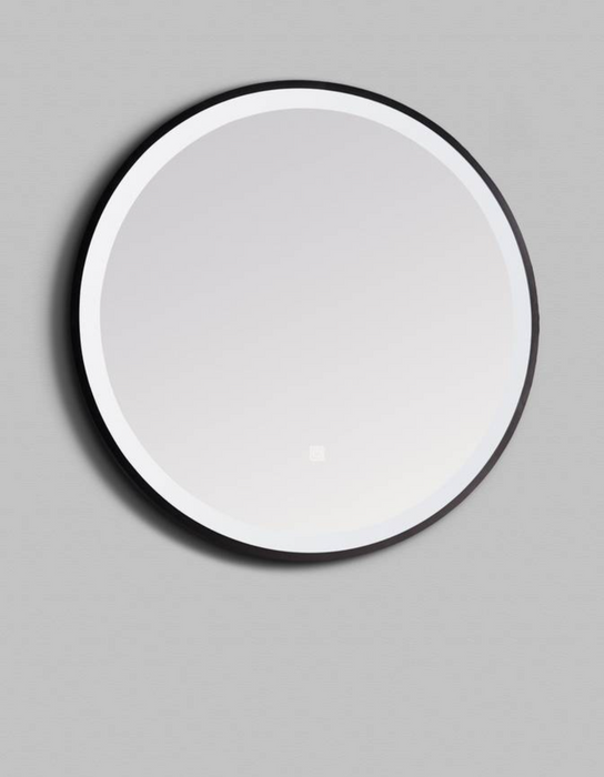 Kartell K-VIT Nero Round 600mm LED Mirror-Black (NE60)