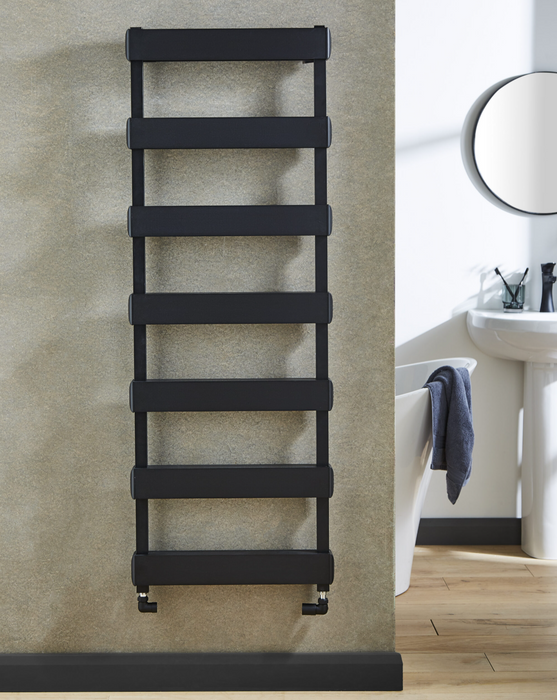 Kartell K-VIT Banff 700x500mm Aluminium Radiator Black (ALTWL-3-507-BK)