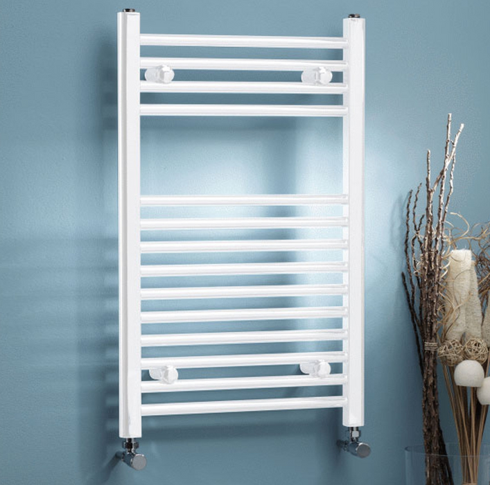 Kartell K-VIT K-Rail 22mm Straight Heated Towel Rail White (STR508W)(STR512W)(STR516W)(STR612W)
