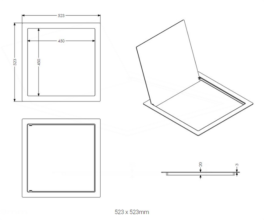 Access Panel 523 x 523mm (30200)