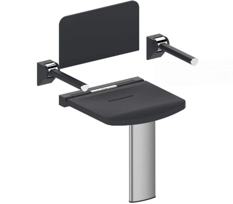 AKW Onyx Seat Back And Arms only -Black (02820BK-LS)