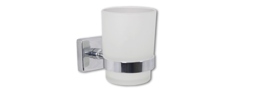 AKW Mars Toothbrush Holder Silver (23673)