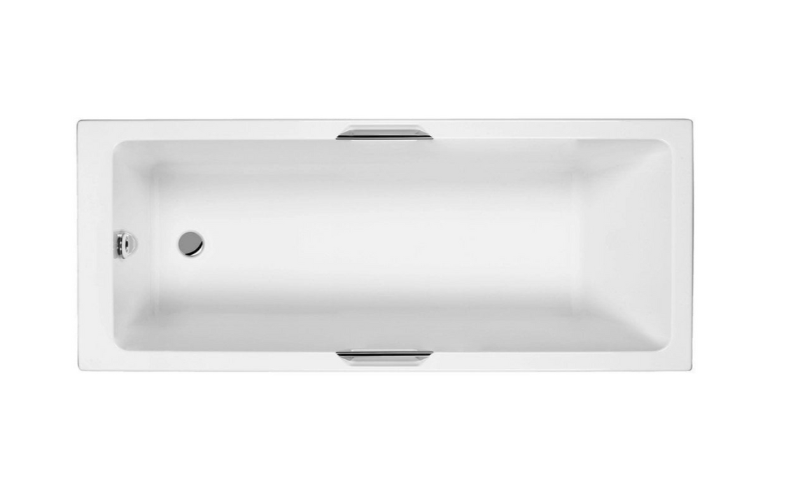 Kartell K-VIT Luxe Gripped 1700x700 Bath with Legs (LUX1770SE)