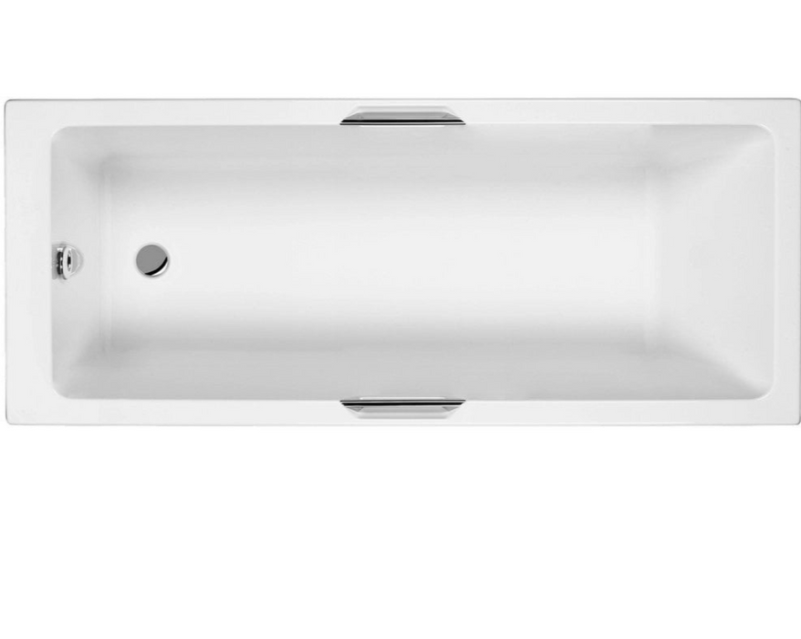 Kartell K-VIT Luxe Gripped 1800x800 Bath with Legs (LUX1880SE)