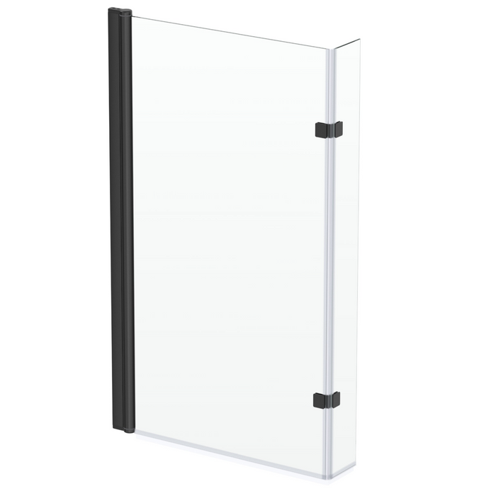 Kartell K-VIT Nero L Shaped Shower Bath Screen (NER-LS)