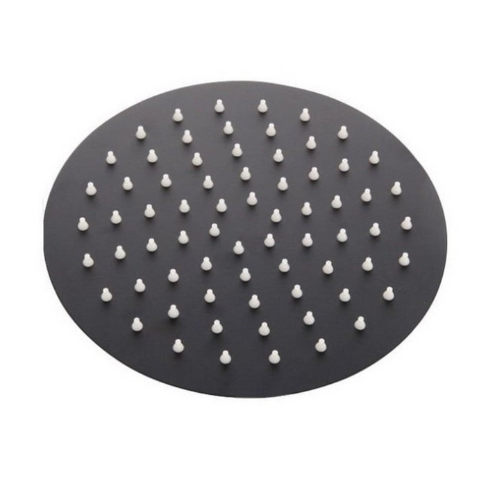 Kartell K-VIT Nero Round Shower Head -Matt Black (SHO152NR)(SHO153NR)(SHO154NR)