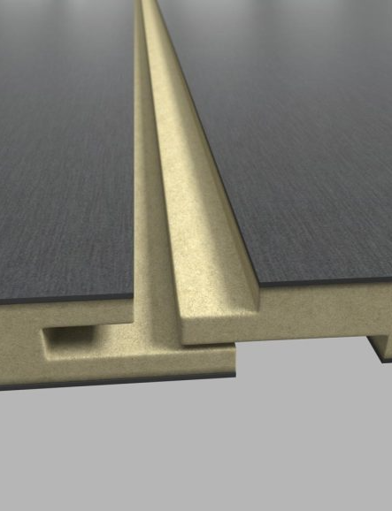 Selkie Eclipse Grey Tongue & Groove MDF Wall Panel
