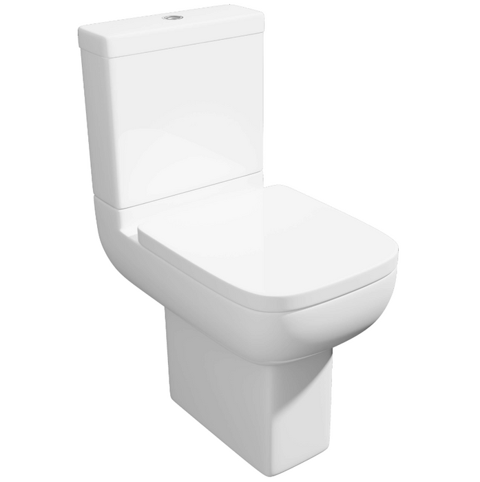 Kartell K-VIT Options 600 Comfort Height Close Coupled WC with Cistern & Soft Close Seat (POT089OP-POT600SE-POT082OP)