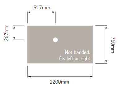 AKW Low Profile Shower Tray (All Sizes)