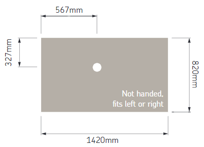 AKW Low Profile Shower Tray (All Sizes)