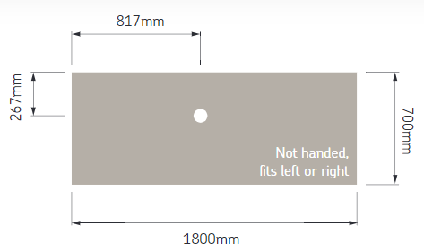 AKW Low Profile Shower Tray (All Sizes)