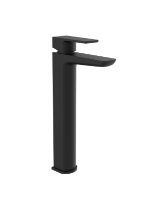 Kartell K-VIT Kolt Hi-Rise Mono Basin Mixer Matt Black (TAP311KBL)