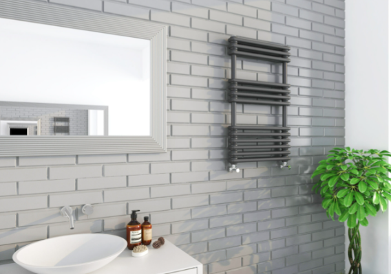 Kartell K-VIT Kolumn Towel Rail Anthracite or White Gloss 832mm x 500mm (KOL832-500A)(KOL832-500WT)