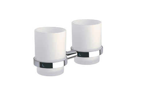 Inda Forum Double Holder With Two Tumblers 7x10hx12cm (A3610DCR21)