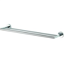 Inda Gealuna Double Towel Rail 65x5hx12cm (A1019CCR)