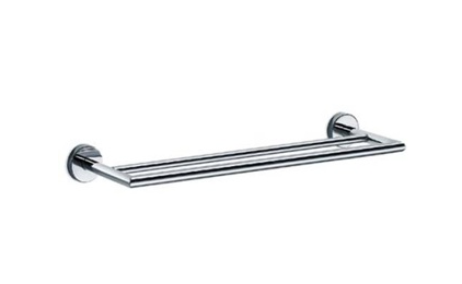 Inda Gealuna Double Towel Rail 65x5hx12cm (A1019CCR)