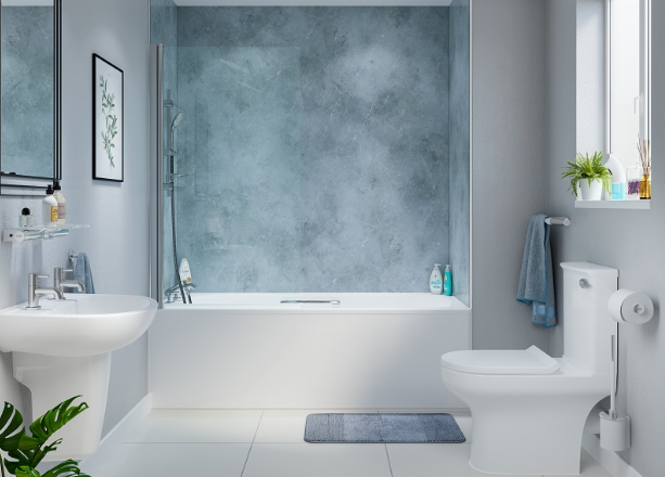 AKW 1500x700mm Steel Single Ended Anti Slip Bath (30802)