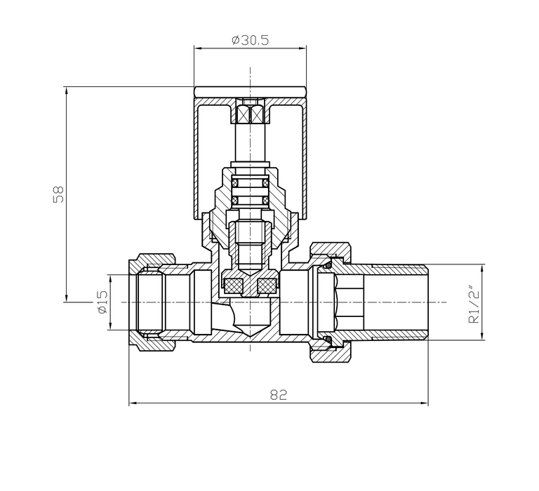Kartell K-VIT Modern Straight or Angled Radiator Valve Twin Packs Matt Black (BLACK-STR)(BLACK-ANG)