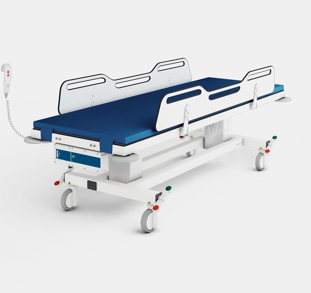 Pressalit MCT 2 Change Trolley 2190mm, Electrically Height Adjustable White (R9452721000)