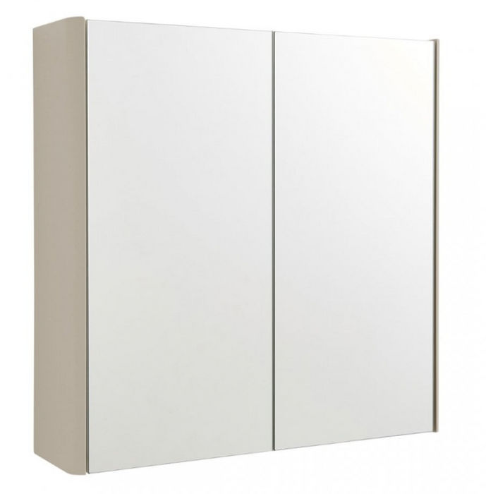 Kartell K-VIT Arc  Mirror Cabinet 500mm 600mm & 800mm- Matt Cashmere (ARC500MIR-C)(ARC600MIR-C)(ARC800MIR-C)