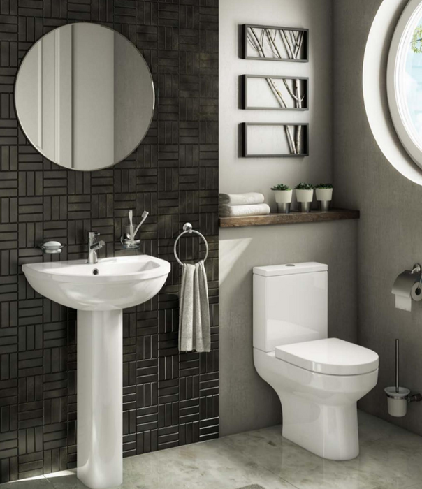 Kartell K-VIT Bijoux Close Coupled WC Pan-White Gloss (BJX-PAN)