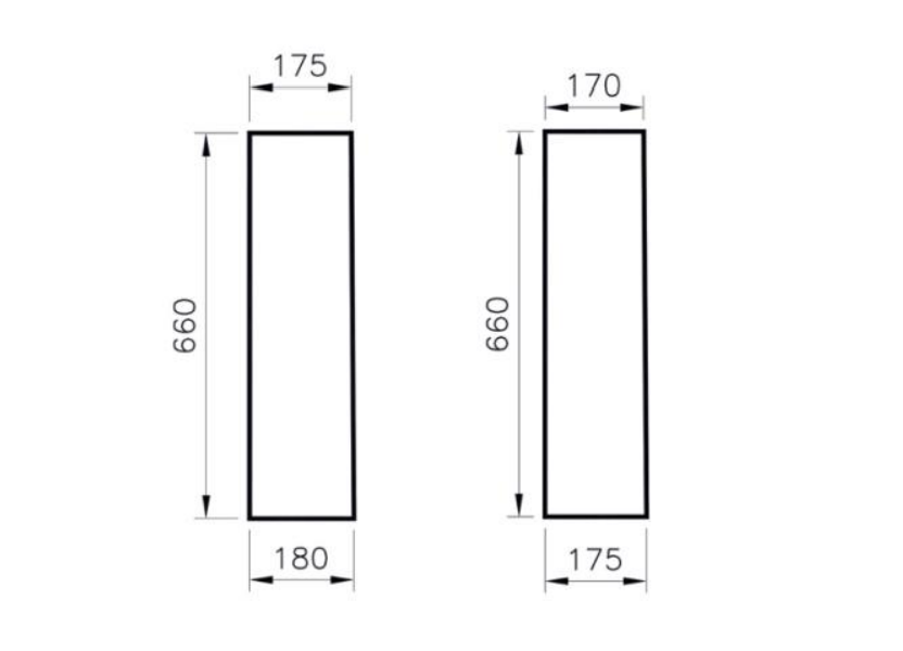 Kartell K-VIT Style Full Pedestal-White Gloss (POT987ST)