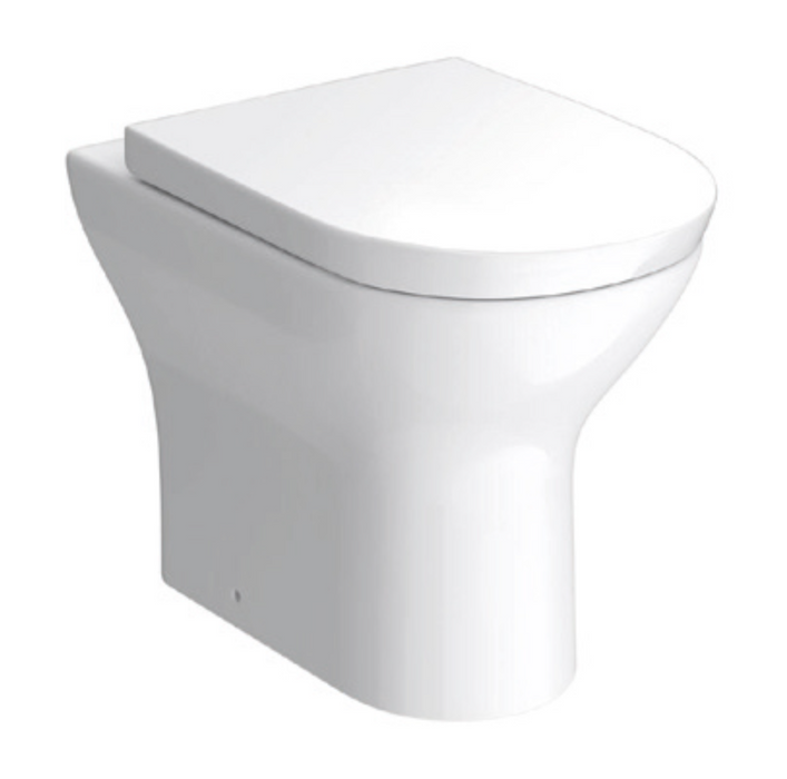 Kartell K-VIT Project Round Close Coupled WC Pan with Soft Close Seat (POT869PR-POT870PR)