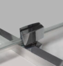 Impey Coram Premier 8 8mm Plain Glass 1000mm Wide Pivot Shower Door Chrome (P8PI10CUC)