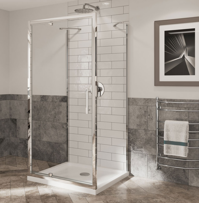 Impey Coram Optima 6 Side Panel 700mm Clear Glass Chrome (O6SP70CUC)