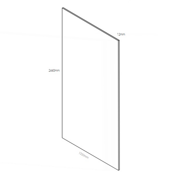 AKW Marlbrook Square Edge Wall Panel 2440 x 1220 in Various Colour Options