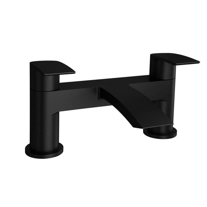 Kartell K-VIT Nero Curve Bath Filler Matt Black (TAP292CN)