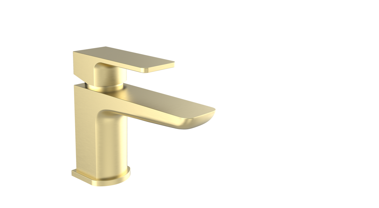 Kartell K-VIT Kolt Mini Mono Basin Mixer Brushed Brass (TAP322KBB)