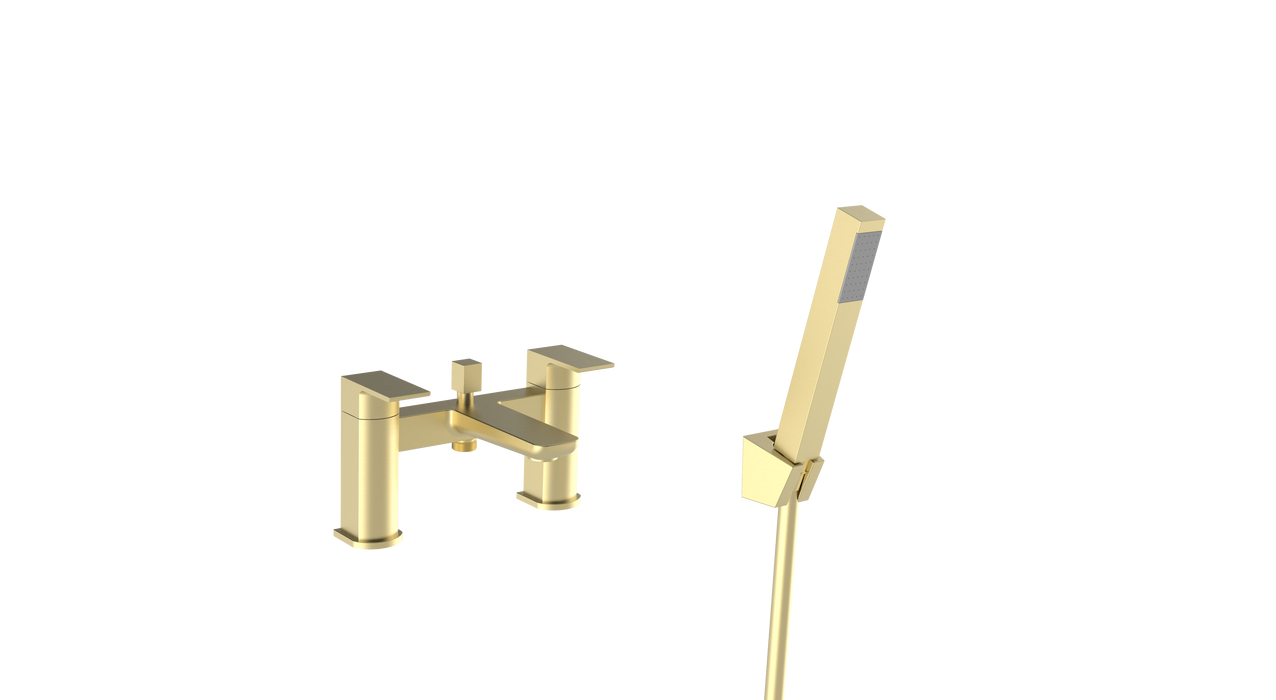 Kartell K-VIT Kolt Bath Shower Mixer Brushed Brass (TAP325KBB)