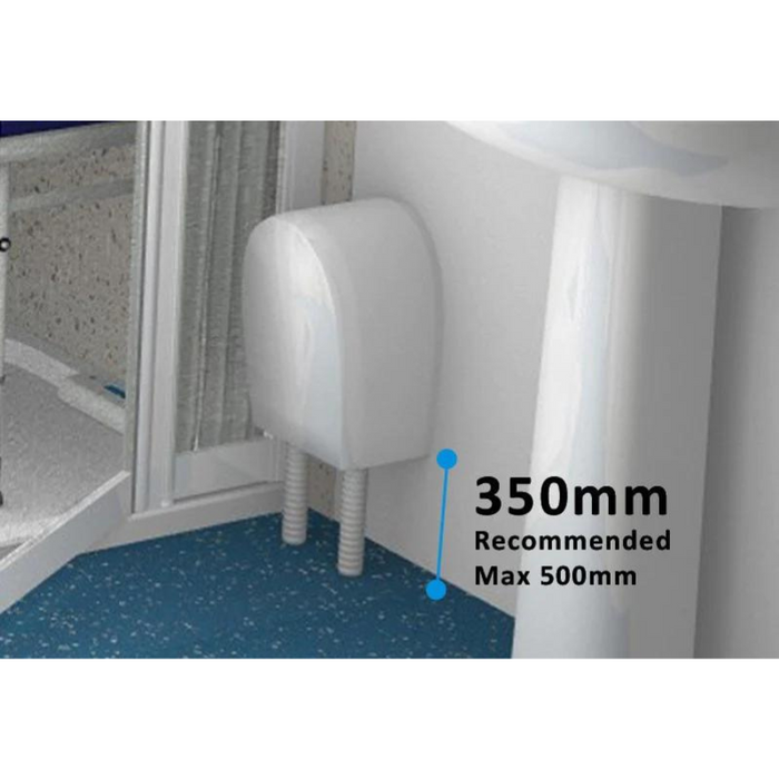 Contour P12 Shower Waste Pump With Push Fit Fittings (05PP01)