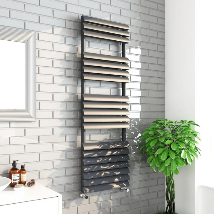 Kartell K-VIT Venetian Designer Heated Towel Rail in Anthracite