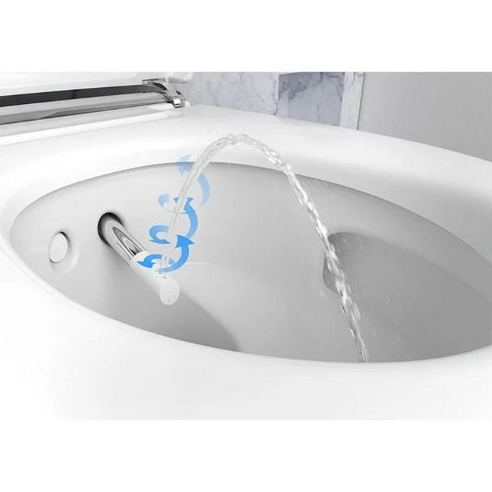 Geberit AquaClean Mera Comfort Rimless Wall Hung Wash & Dry Toilet - White (146210111)