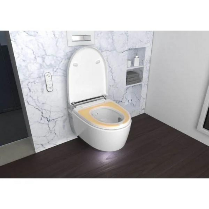Geberit AquaClean Mera Comfort Rimless Wall Hung Wash & Dry Toilet - White (146210111)