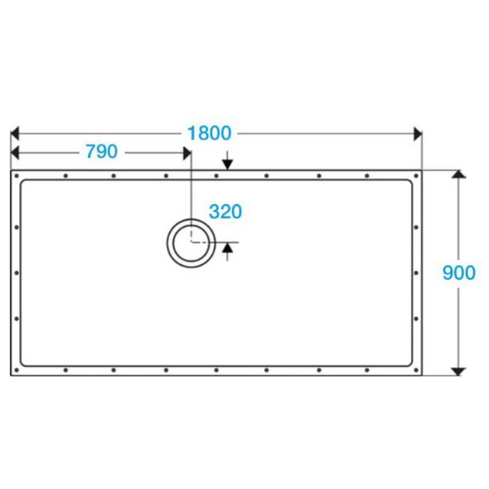Contour ShowerDec Wetroom Shower Floor Former (All Sizes)