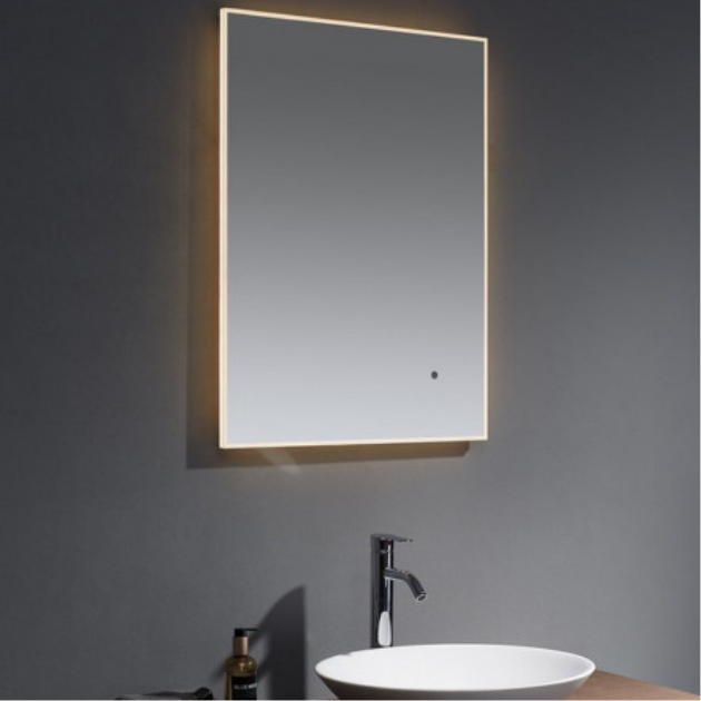Kartell K-VIT Kingham Super Slim Rectangular Infra-Red LED Mirror 600 x 800mm (KI6080)