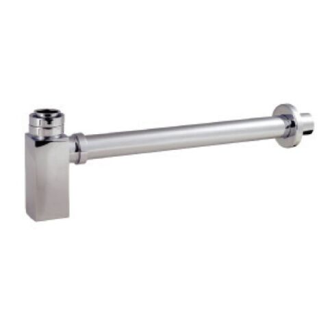 Kartell K-VIT Square Basin Bottle Trap With Extension Tube Chrome (WAS025)