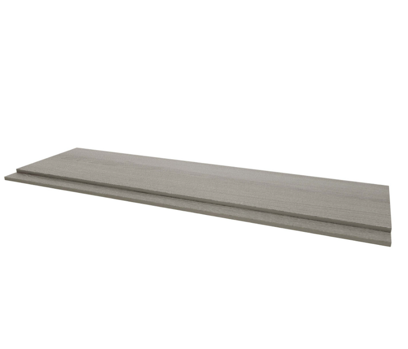 Kartell K-VIT Purity 2 Piece Front Bath Panel- Silver Oak (PSO1700FP)