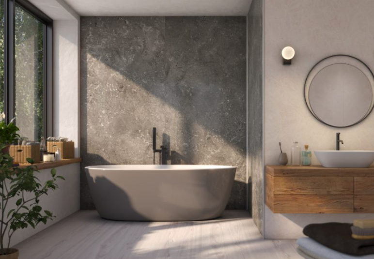 Selkie Cairn Stone Square Edge MDF Wall Panel