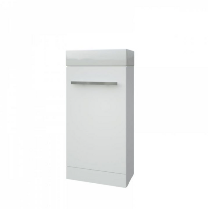 Kartell K-VIT Purity Cloakroom Unit & Basin White Gloss (FUR280PU-RWFCUBEBAS)
