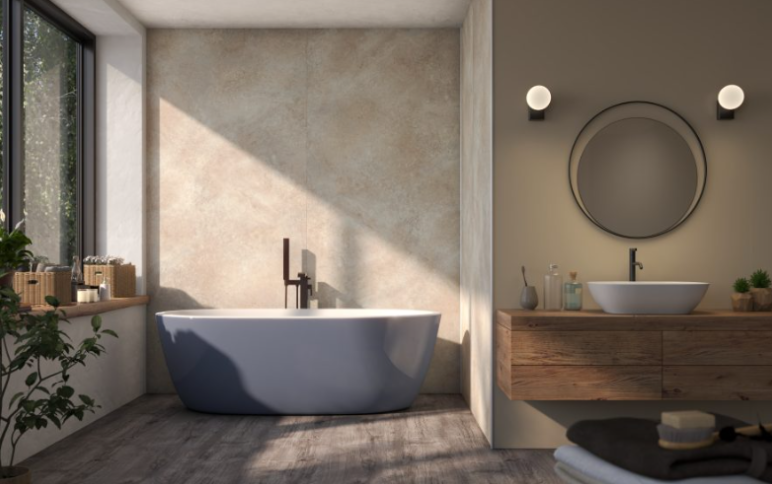 Selkie Egyptian Sand Square Edge MDF Wall Panel