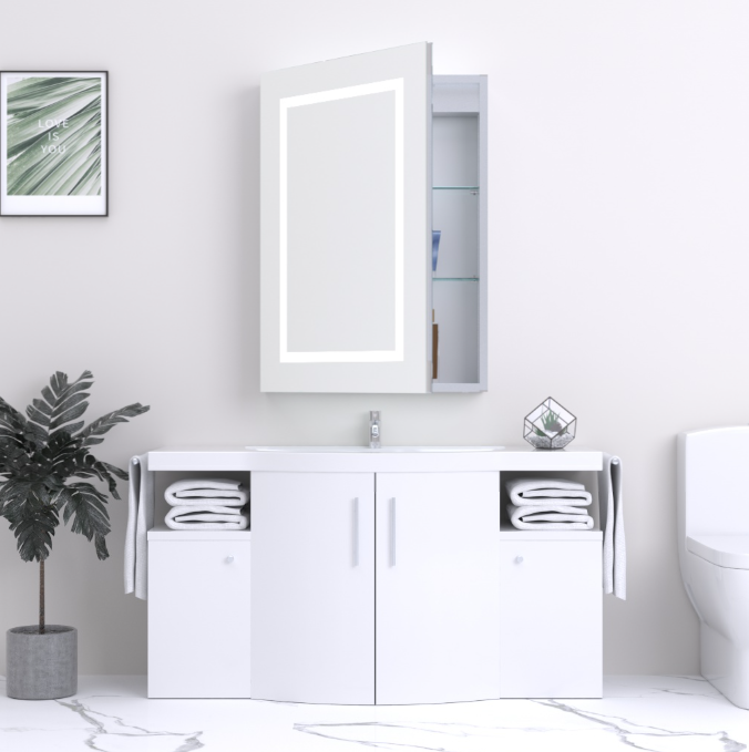 Kartell K-VIT Frame 700 x 500mm LED Mirror Cabinet (MIR103)